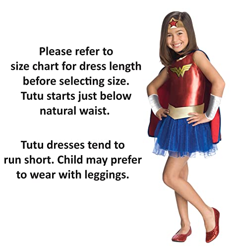 Rubie's Justice League Child's Wonder Woman Costume Tutu Dress, Medium