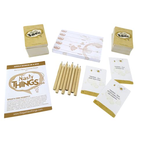 Nasty Things. — Adult Party Game — You Won't Believe The Things. You'll Hear!
