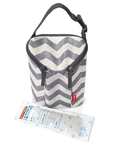Skip Hop Baby Bottle Bag, Grab and Go, Chevron