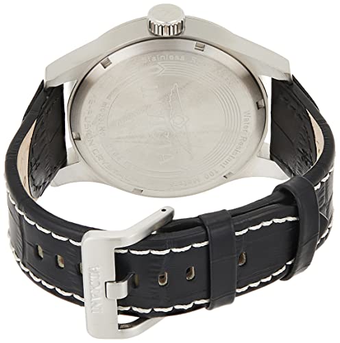 Invicta Men's 0764 I-Force Stainless Steel Watch with Black Leather Band