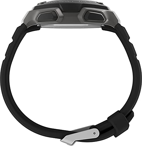 Timex Men's T5K821 Ironman Classic 30 Black/Orange Resin Strap Watch