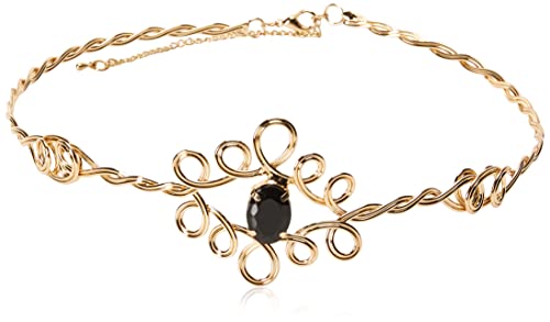 Forum Novelties Women's Medieval Crown Headpiece Costume Accessory, Gold, One Size