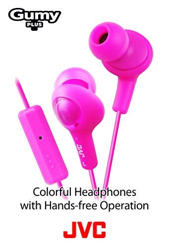 JVC HAFR6R Gumy Plus Headphones (Red)