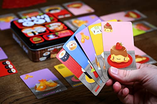 Sushi Go Party! - The Deluxe Pick and Pass Card Game by Gamewright, Multicolored