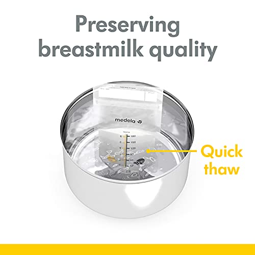 Medela Breastmilk Storage Bags, Ready to Use Breast Milk Storing Bags for Breastfeeding, Self Standing Bag, Space Saving Flat Profile, 50 Count (Pack of 1)