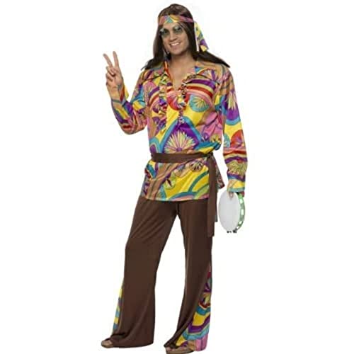 Smiffys Psychedelic Hippie Man Costume
