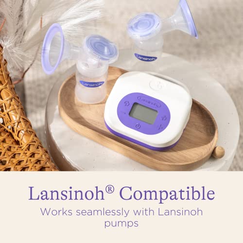 Lansinoh ComfortFit Breast Pump Flanges, Size 30.5mm, 2 Count