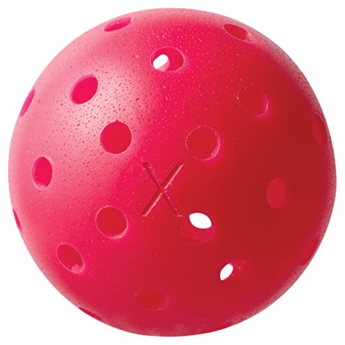 Franklin Sports X-40 Pickleballs - Outdoor Pickleballs - 3 Pack - USA PICKLEBALL APPROVED - Pink - Official Ball of US Open Pickleball Championships
