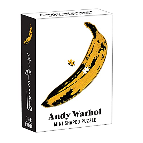 Galison Andy Warhol Mini Shaped Puzzle Banana, Multicolor