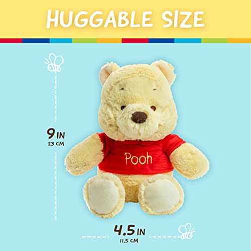 KIDS PREFERRED Disney Baby Winnie the Pooh and Friends Stuffed Animal with Jingle and Crinkle, Pooh 12”, Standard