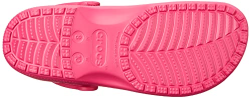 Crocs Unisex Men's and Women's Classic Translucent Clog, Candy Pink, 13 US