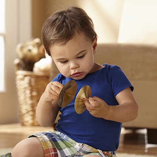 Melissa and Doug Band-in-a-Box Clap! Clang! Tap! - 10-Piece Musical Instrument Set - Kids Musical Instruments, Wooden Percussion Instruments For Toddlers And Kids Ages 3+