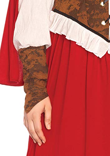 Leg Avenue Women's Size Plus Woodland Red Riding Hood, 3X / 4X