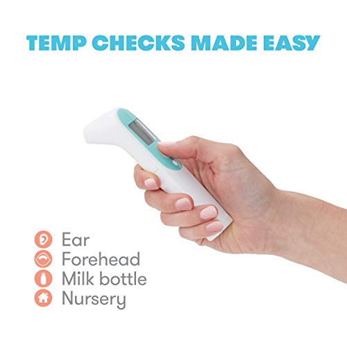 Frida Baby Infrared Thermometer 3-in-1 Ear, Forehead + Touchless for Babies, Toddlers, Adults, and Bottle Temperatures