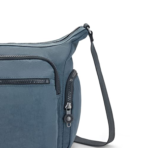 Kipling Women's Gabbie Crossbody, Lightweight Everyday Purse, Casual Shoulder Bag, Nocturnal Grey