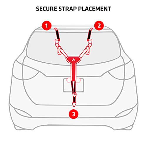 Allen Sports Ultra Compact Folding 1-Bike Trunk Mount Rack, Model MT1-B, Gray powder coated