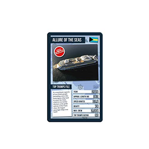 Ships Top Trumps Card Game,World Famous Ships Ships