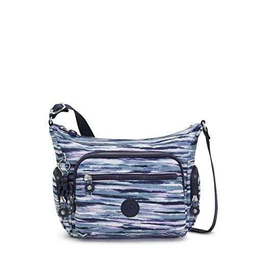 Kipling Women's Gabbie Small Crossbody, Lightweight Everyday Purse, Casual Shoulder Bag, Brush Stripes