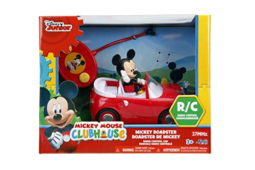 Jada Toys Disney Junior Mickey Mouse Clubhouse Roadster RC Car Red, 7'