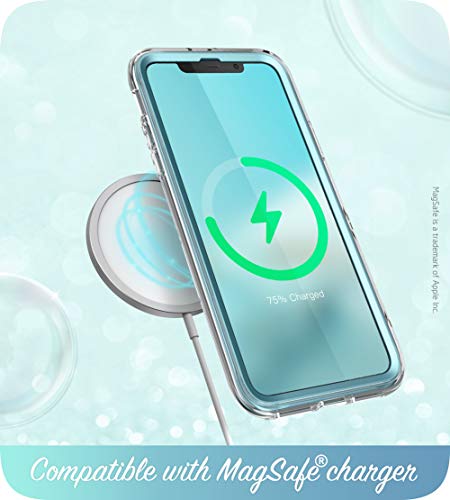 i-Blason Cosmo Series Designed for iPhone 12 Mini Case (2020), Slim Full-Body Stylish Protective Case with Built-in Screen Protector, Ocean