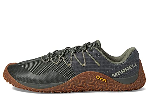 Merrell Men's Trail Glove 7 Sneaker, Pine/Gum, 7