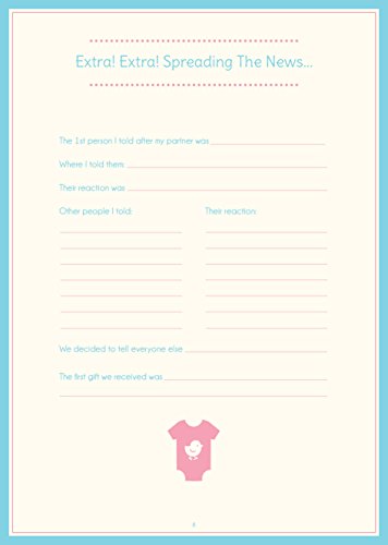 Pearhead My Pregnancy Journal, Pregnancy Book, Capture Every Precious Moment of Your Pregnancy, Gift for New Mom