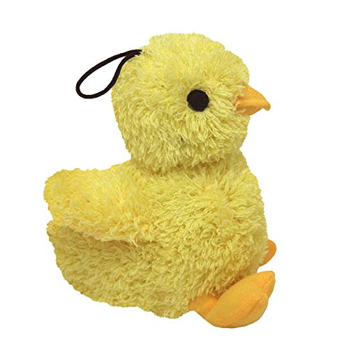 Multipet Look Who's Talking Plush Chick 5-Inch Dog Toy, 27165 for All Breed Sizes