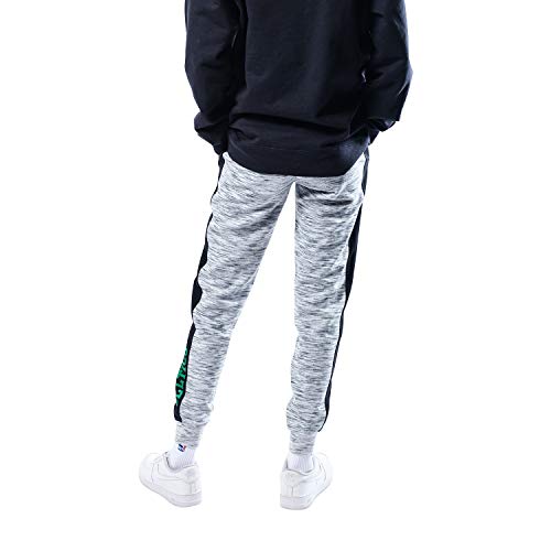Ultra Game NBA Boston Celtics Womens Active Basic Fleece Jogger Sweatpants, Space Dye Gray, Large