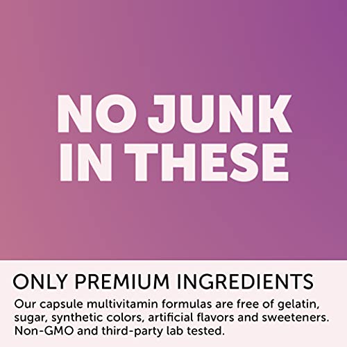 SmartyPants Multivitamin for Women 50+: Omega-3 DHA, Zinc for Immunity, Vitamins D3, C, B6, Biotin, Folate, Vitamin B12, Vitamin A for Eyes, One Per Day, 30 Capsules, 30 Day Supply