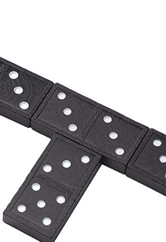 Pressman 1621-12 Double Nine Wooden Dominoes, 5'