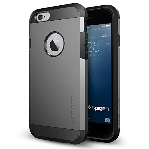 Spigen Tough Armor Designed for iPhone 6 (2014) / Designed for iPhone 6s (2015) - Gunmetal