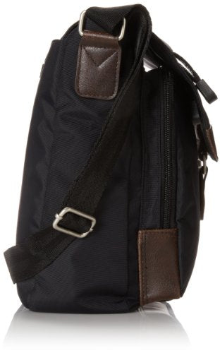 Derek Alexander NS Half Flap Front Organizer, Black, One Size