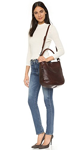 Frye womens Melissa hobo handbags, Dark Brown, One Size US