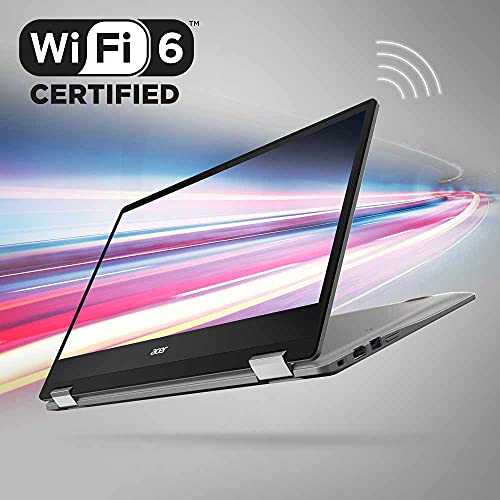 Acer Chromebook Spin 314 Convertible Laptop | Intel Pentium Silver N6000 | 14' Full HD IPS Touch Display | 8GB LPDDR4X | 64GB eMMC | Intel Wi-Fi 6 AX201 | Backlit KB | Chrome OS | CP314-1HN-P138