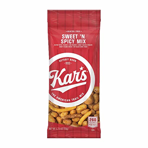 Kar's Nuts Original Sweet ‘N Spicy Trail Mix, Gluten-Free Snacks, 1.75 Ounce (Pack of 72)