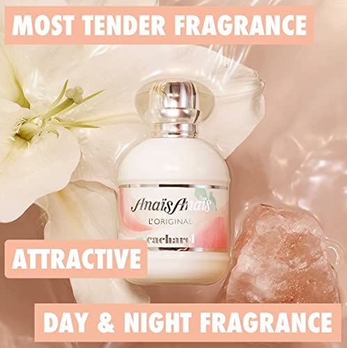 Cacharel Anais Anais Gift Set for Women, Eau de Parfum Spray Perfume 1.0 Fl. Oz., Body Lotion 1.7 Fl. Oz.