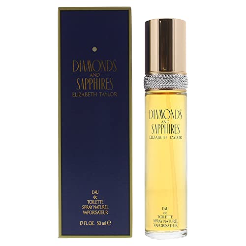Elizabeth Taylor Diamonds and Sapphires, Eau De Toilette Spray for Women, 1.7 Fl Oz