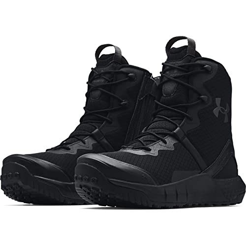 Under Armour Men's Micro G Valsetz Zip Military and Tactical Boot, Black (001)/Black, 8.5 M US