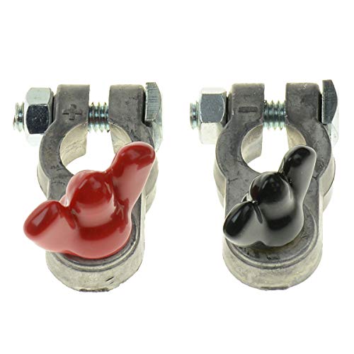 Shoreline Marine Terminals Battery Kit | Easy to Install | 5/16' Negative Terminal and 3/8' Positive Terminal