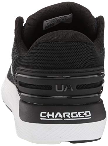 Under Armour Men's Charged Rogue 2.5, Black (001)/White, 8 M US