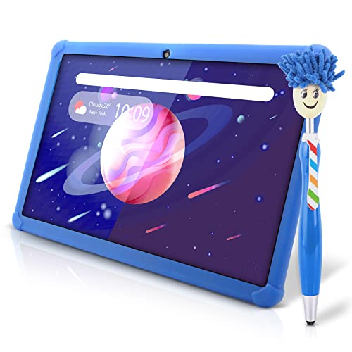 Pyle Kids Tablet with Stylus Pen, 7 Inch Android Tablet with 1080p HD Display, Dual Camera, WiFi Compatibility, Quad-Core Processor, 1GB RAM, 8GB Storage, Kid Proof Cover