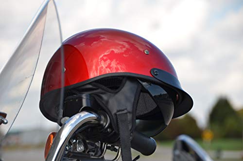 Vega Helmets Unisex-Adult Half Helmet (Velocity Red, Medium)