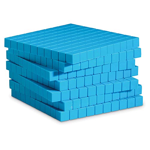 Learning Resources Plastic Base Ten Flats, 10 Piece