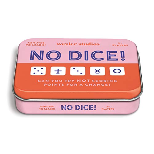 No Dice! Game – Fun Math Game for Kids, Easy to Play Dice Game for 2 Players, for Ages 6+ – Convenient Storage Tin and Instructions Included, Great Learning Activity for Kids