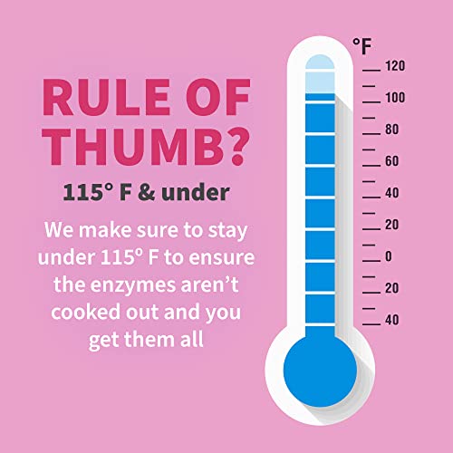 Garden of Life 22 Digestive Enzymes for Women with Bromelain, Papain, Lipase and Lactase Plus Probiotics and Vitamins B12, Biotin and Zinc – RAW Enzymes – Non-GMO, Gluten-Free, Vegetarian, 90 Capsules