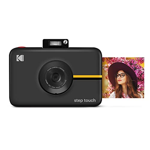 Kodak Step Touch | 13MP Digital Camera and Instant Printer with 3.5 LCD Touchscreen Display, 1080p HD Video - Editing Suite, Bluetooth and Zink Zero Ink Technology | Black