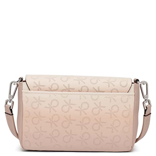Calvin Klein Ava Novelty Demi Shoulder Bag, Goat Multi Perf Logo