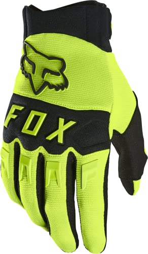 Fox Racing Mens DIRTPAW Motocross Glove,Fluorescent Yellow,Medium