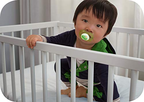 MAM Night Pacifiers , MAM Pacifiers 6+ Months, Best Pacifier for Breastfed Babies, Glow in the Dark Pacifier, Baby Boy Pacifier, 6-16 (Pack of 2)