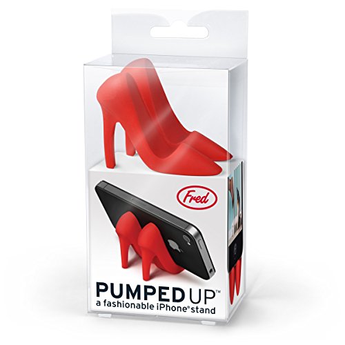 Fred and Friends Pumped UP High Heel Phone Stand, Red